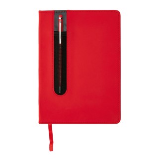 Libreta publicitaria A5 PU básica con bolígrafo táctil